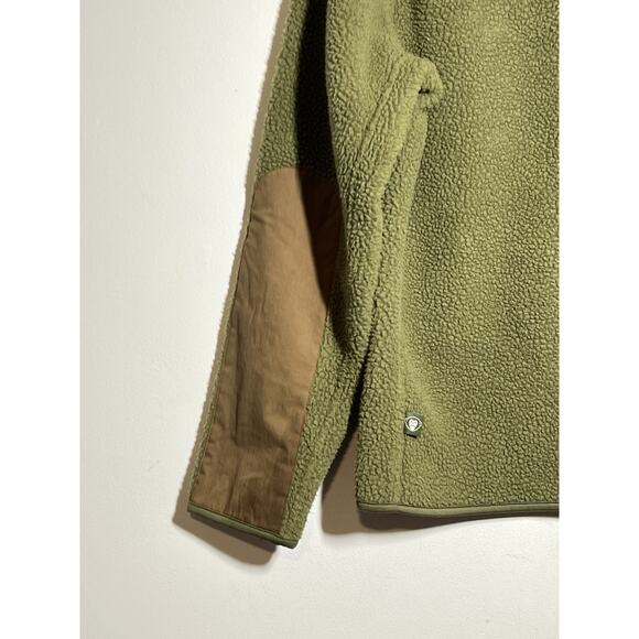 Howler Brothers Bros Men's EUC Olivetree Green Crozet Fleece Full Zip Jacket M - Picture 9 of 10